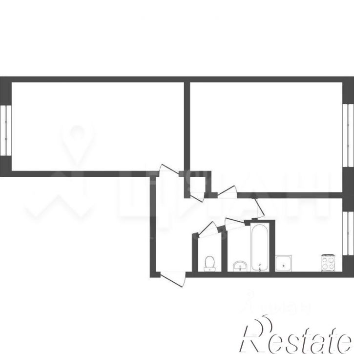 2-комн квартира улица Артёма, 26,  д. 26