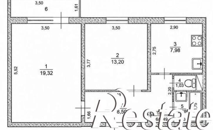 2-комн квартира Заречная улица, 33,  д. 33