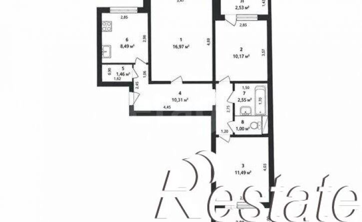 3-комн квартира проспект Дружбы Народов, 5,  д. 5
