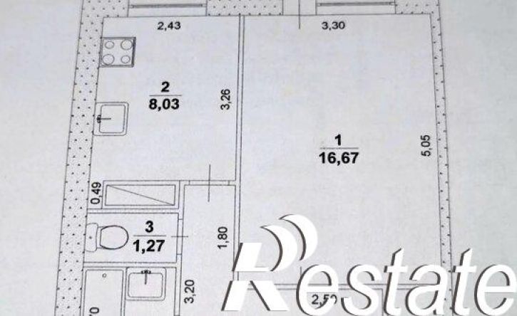 1-комн квартира улица Варейкиса, 29А,  д. 29А