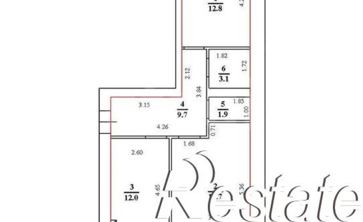 2-комн квартира улица Ефремова, 59А,  д. 59А