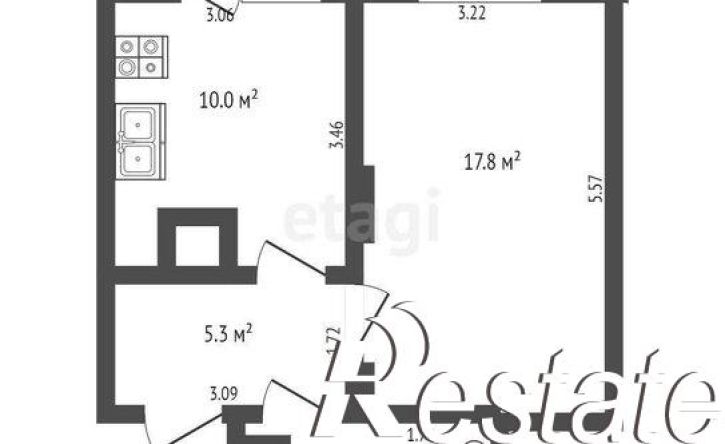 1-комн квартира улица Радищева, 148А,  д. 148А