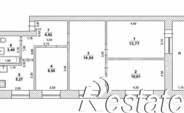 4-комн квартира улица Ефремова, 31,  д. 31