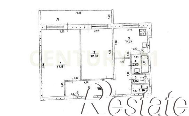 2-комн квартира Оренбургская улица, 32,  д. 32